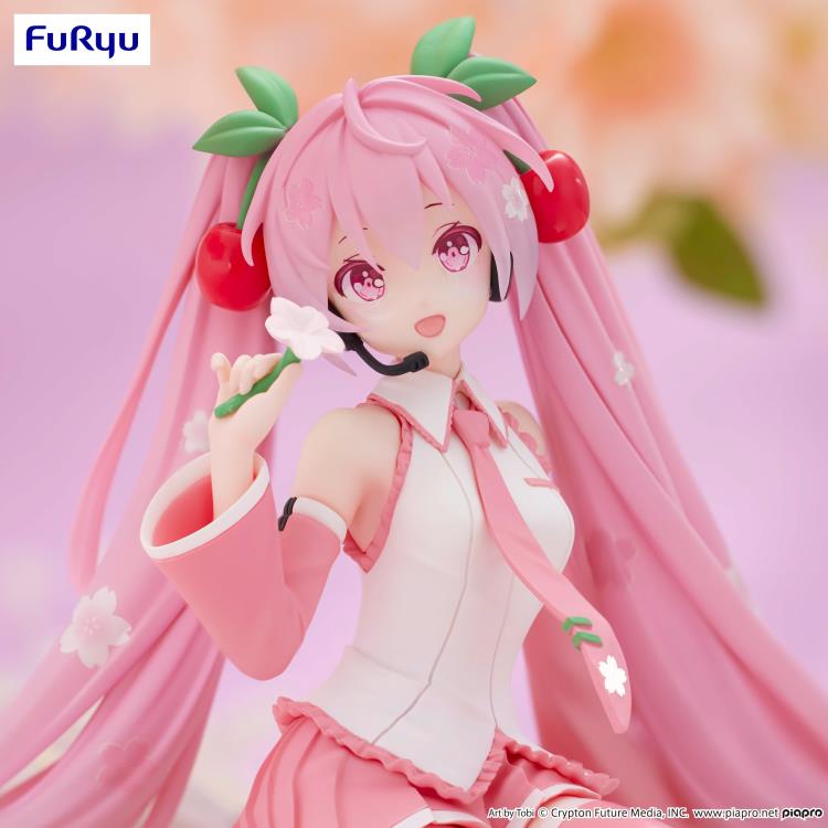 FURYU NOODLE STOPPER FIGURE HATSUNE MIKU SAKURA MIKU 2024 FURYU NOODLE STOPPER FIGURE HATSUNE MIKU SAKURA MIKU 2024